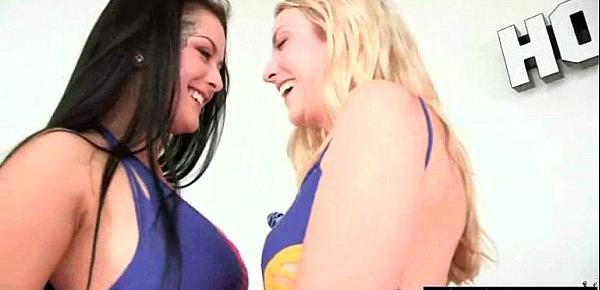  Lesbo Girls (Dani Daniels & Karla Kush & Katrina Jade) Have Fun Licking And Kissing Each Oth
